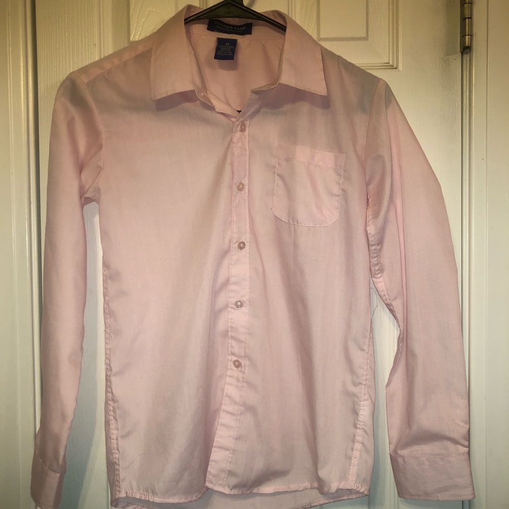Boys Pink Dress Shirt